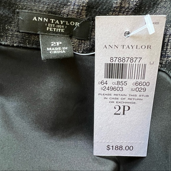 Ann Taylor Black and Gray Leopard Print Dress - Picture 7 of 8